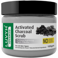 Luvyh Activated Charcoal Scrub-100gm